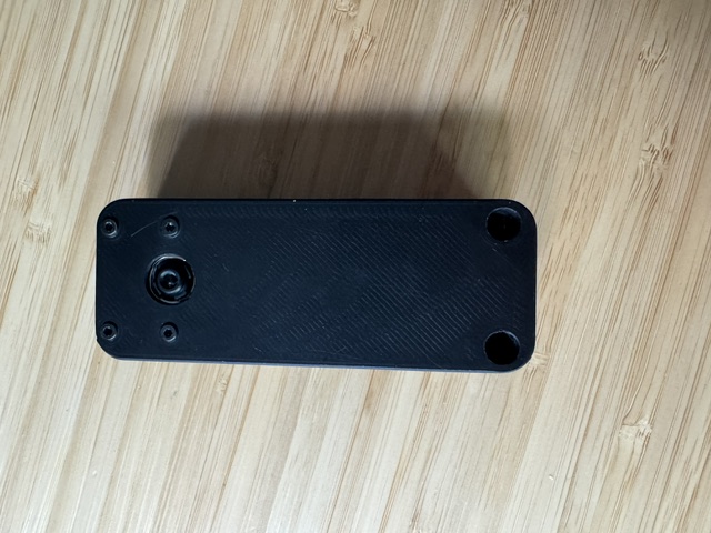 Fully assembled TitPi — Pi + camera sealed in the case, ready to deploy